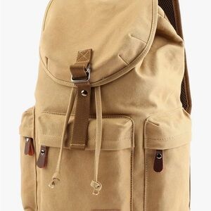 Sisea Unisex Canvas 23L Travel Laptop Rucksack Backpack, See Description